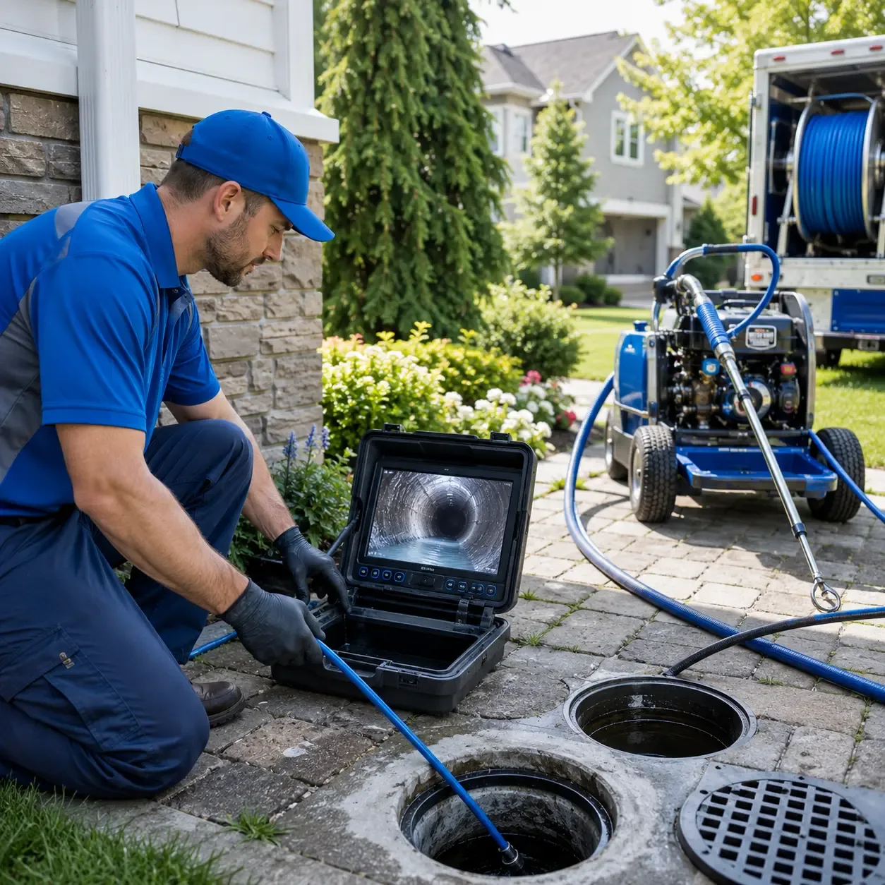 Outdoor drain cleaning professionals serving Cortland, NE